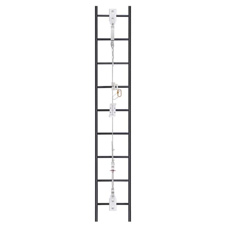 Safe Climber 30 ft. Stainless Steel Cable Wire Fall Arrest Ladder Safety System PN7000(30ft)-SK